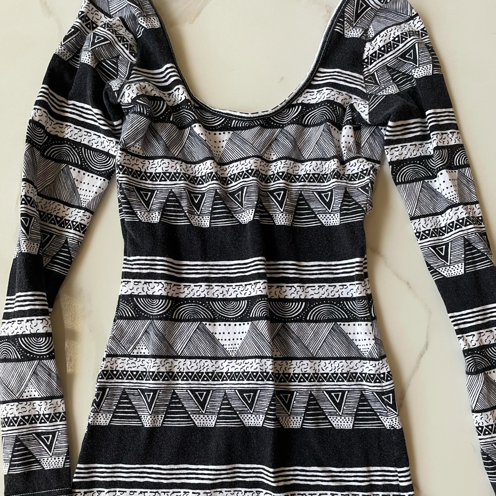 American Apparel Bodycon Long Sleeve Mini Dress
